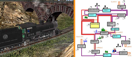 This scenario looks like a heaven of 
short but mixed freight trains hauled by steam engines * 
dyXoft already prefers steam, even though there is no Czech engine yet