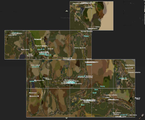 Rumbur�kov map