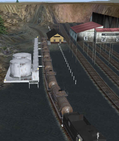 diesel unload at Mikul�ovice coalmine