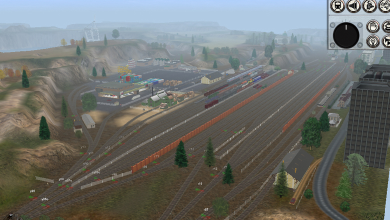 central station, switchyard, industrial zone