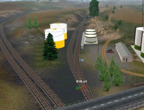 oil fields near Rybni�t�