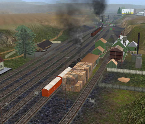 All this crates will be eaten by one RENFE Taems...