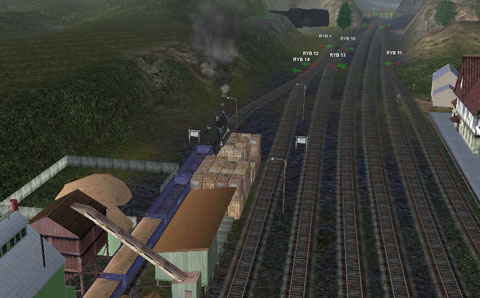 Rybni�t�, woodchips unloading