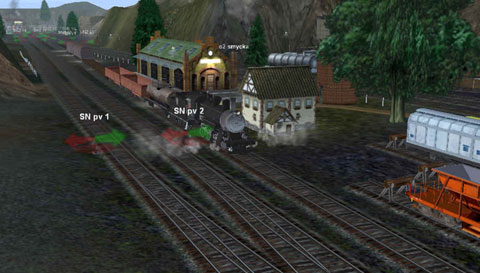 switchyard - train unloading